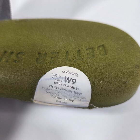 Allbirds Tree Breezers Flats Women’s Size 9 Gray Knit Slip On Casual Comfort Sho - Picture 8 of 8